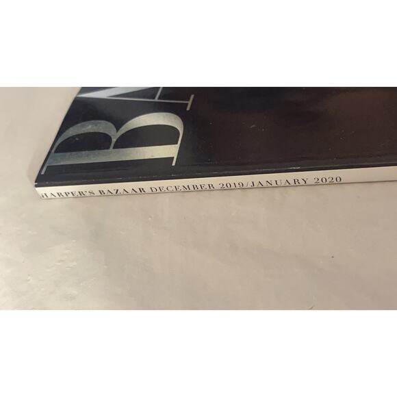 Harper's BAZAAR Magazine  December, 2019 - January, 2020  ANGELINA JOLIE Cover - Picture 3 of 9